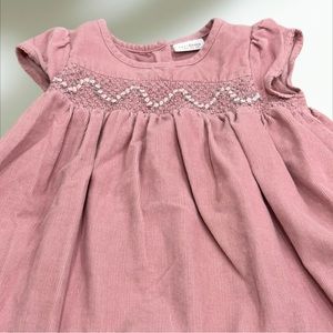 Next Baby Mauve Corduroy dress
